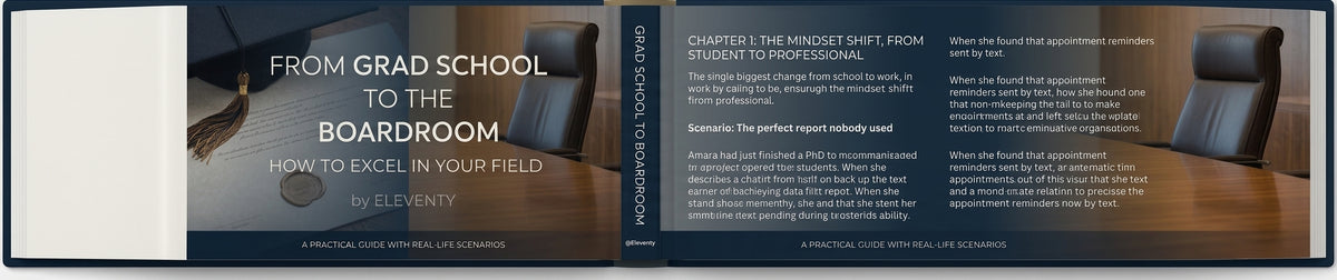 From Grad School to the Boardroom: How to Excel in Your Field