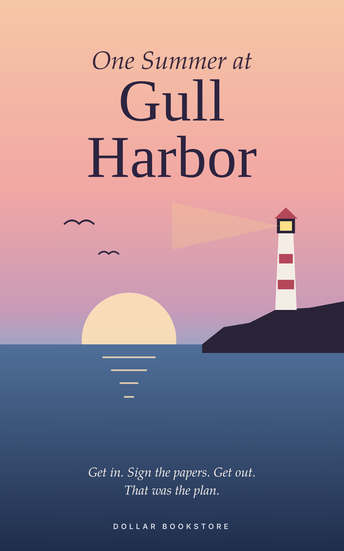 Cover of the second-chance romance novella One Summer at Gull Harbor